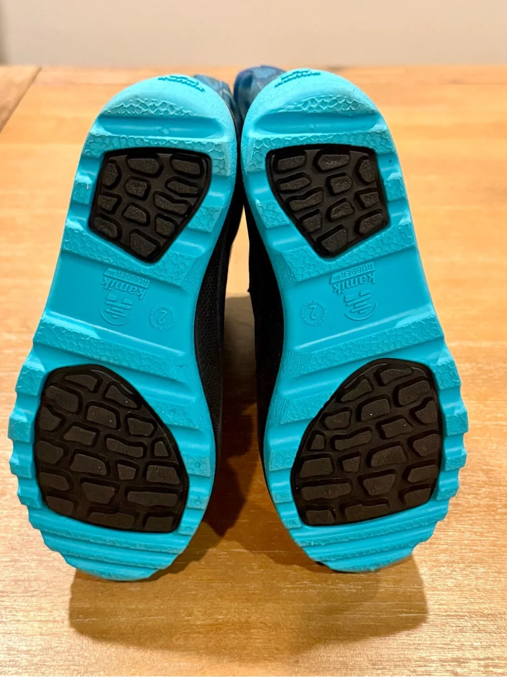 Kamik‎ Kids Snowfall P 2 Winter Boot Blue Black Insulated Size 2